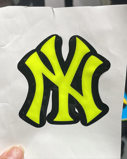 Custom car decal with vibrant vinyl