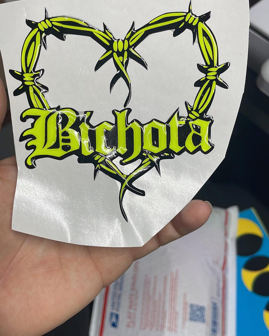 Custom car decal with vibrant vinyl
